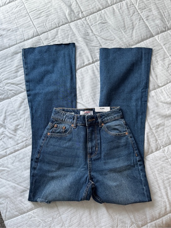 Don’t Call Me Jennyfer Denim - Don’t Call Me Jennyfer y2k distressed medium wash high rise flare jeans size 2